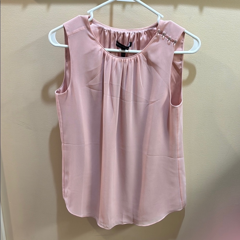 Elegant Pink Sleeveless Top